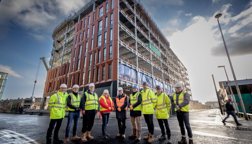 086 Blackpool Council, Muse and Vinci representatives at the Civil Service Hub in Blackpool