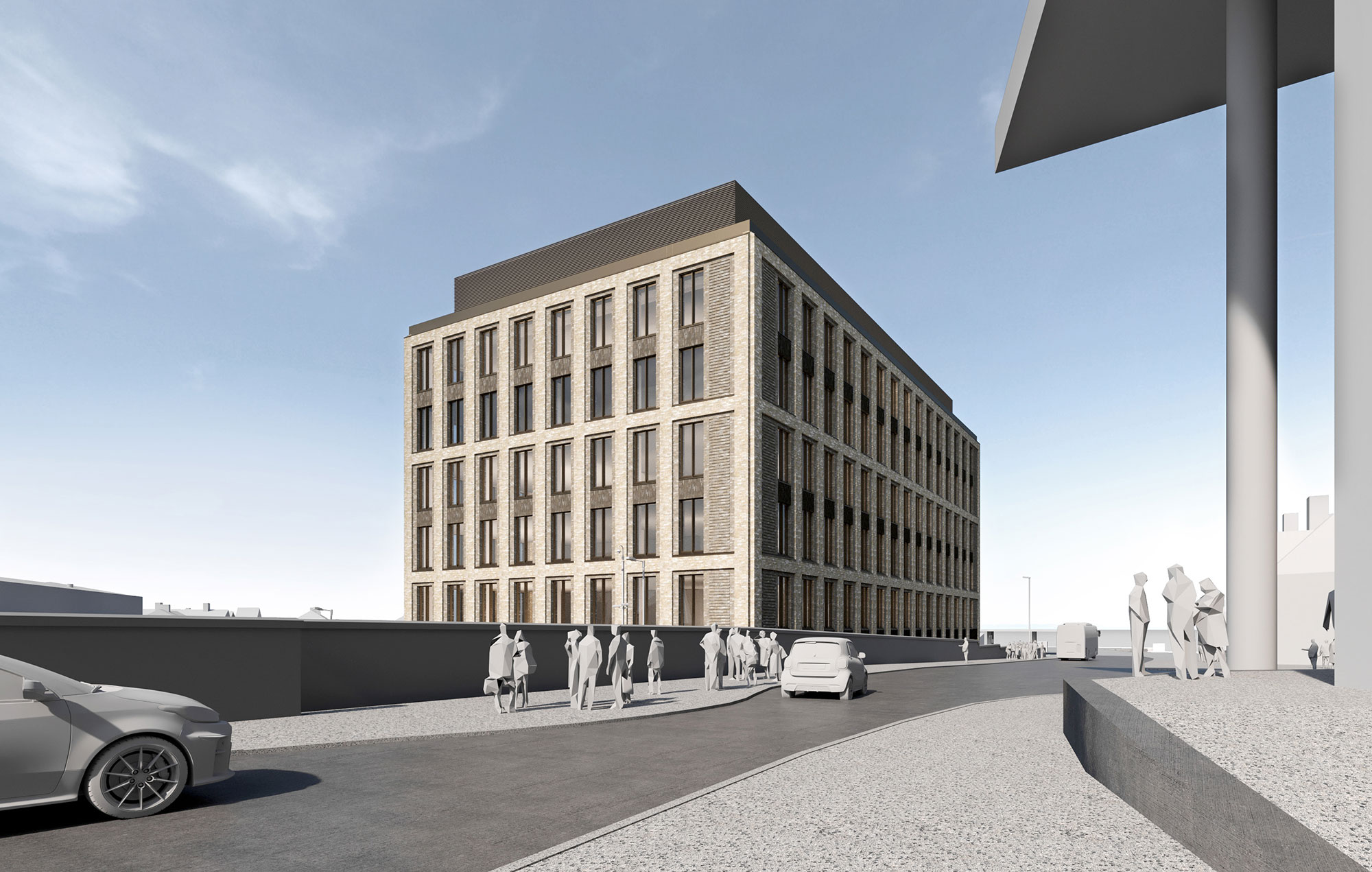 A planned 52,950 sq ft office block next to Blackpool North train station off Talbot Road. The office would bring an additional 1,000 workers into the area, with an organisation already in advanced negotiations to fully occupy the new office.